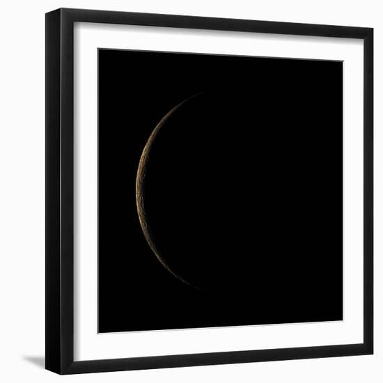 Waning Crescent Moon-Eckhard Slawik-Framed Premium Photographic Print