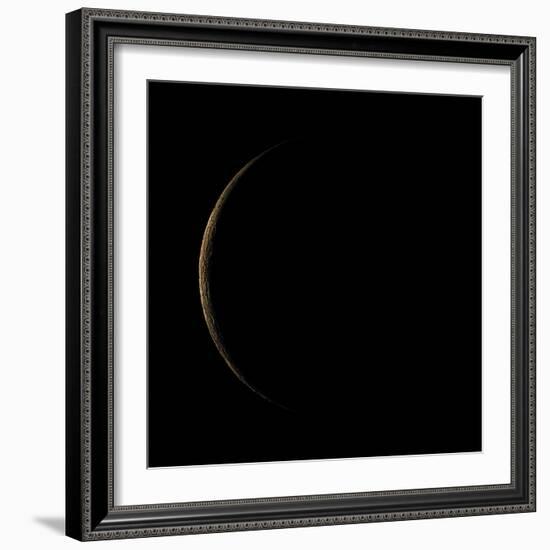 Waning Crescent Moon-Eckhard Slawik-Framed Premium Photographic Print