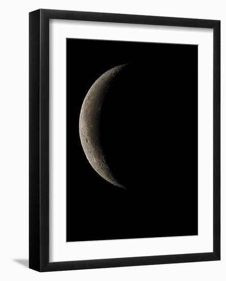 Waning Crescent Moon-Eckhard Slawik-Framed Photographic Print