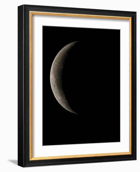 Waning Crescent Moon-Eckhard Slawik-Framed Photographic Print