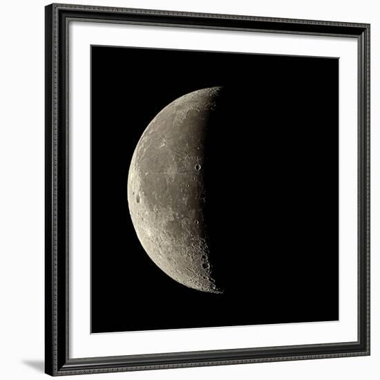 Waning Crescent Moon-Eckhard Slawik-Framed Photographic Print
