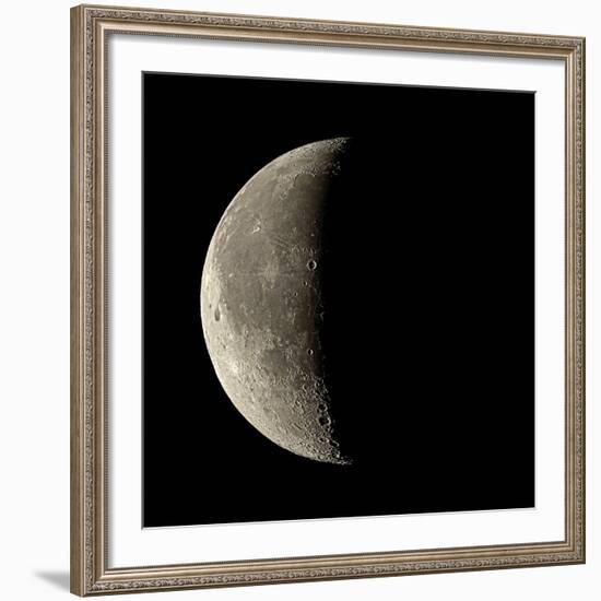 Waning Crescent Moon-Eckhard Slawik-Framed Photographic Print