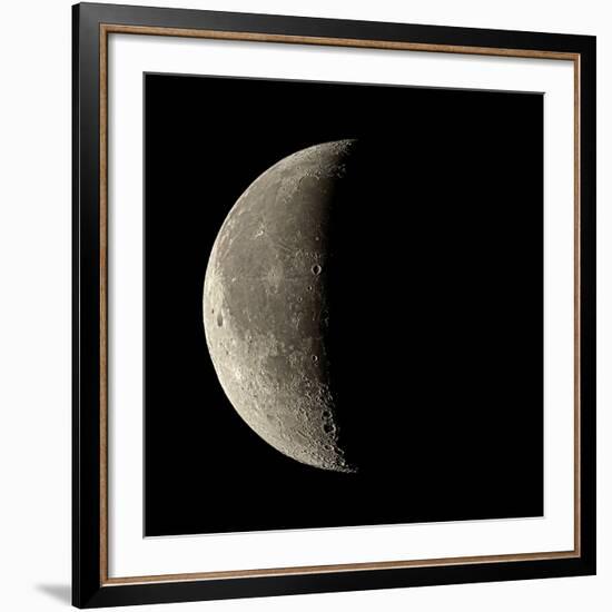 Waning Crescent Moon-Eckhard Slawik-Framed Photographic Print