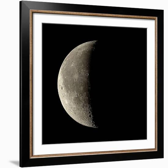 Waning Crescent Moon-Eckhard Slawik-Framed Photographic Print