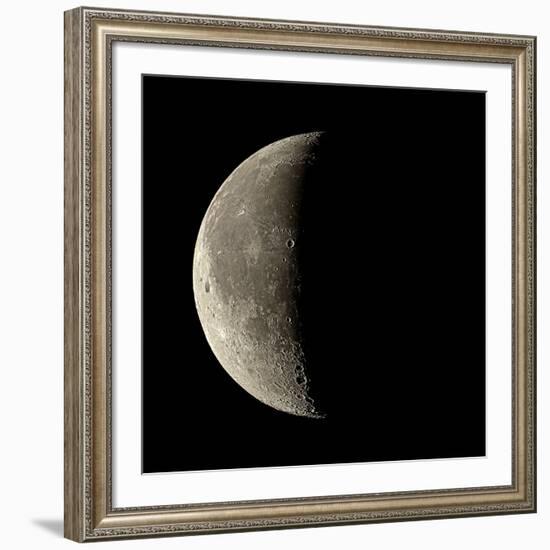 Waning Crescent Moon-Eckhard Slawik-Framed Photographic Print