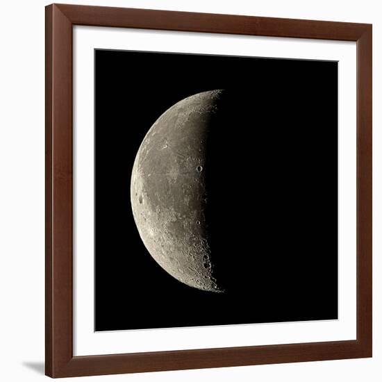 Waning Crescent Moon-Eckhard Slawik-Framed Photographic Print