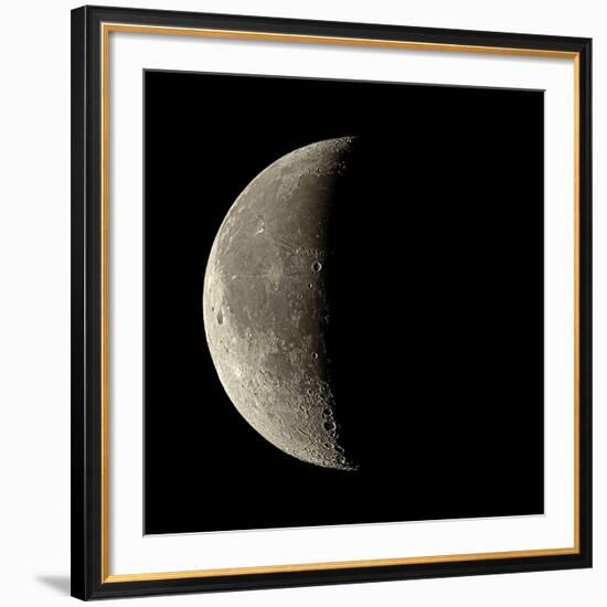 Waning Crescent Moon-Eckhard Slawik-Framed Photographic Print