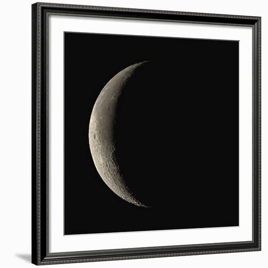 Waning Crescent Moon-Eckhard Slawik-Framed Photographic Print