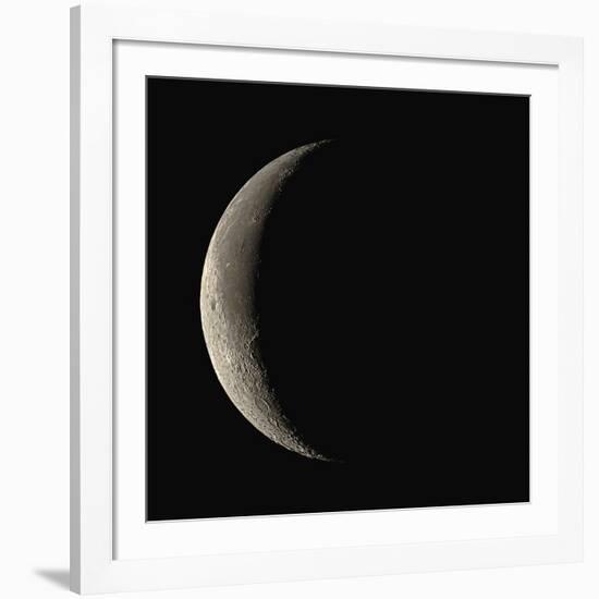 Waning Crescent Moon-Eckhard Slawik-Framed Photographic Print