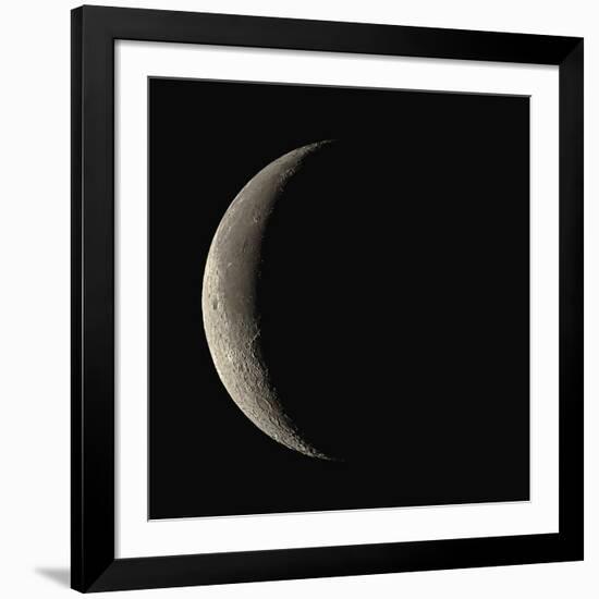 Waning Crescent Moon-Eckhard Slawik-Framed Photographic Print