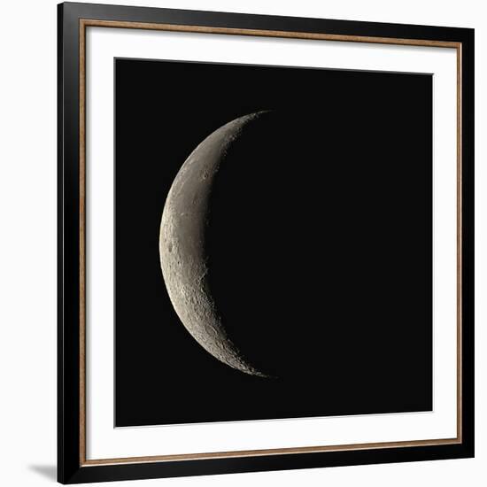 Waning Crescent Moon-Eckhard Slawik-Framed Photographic Print