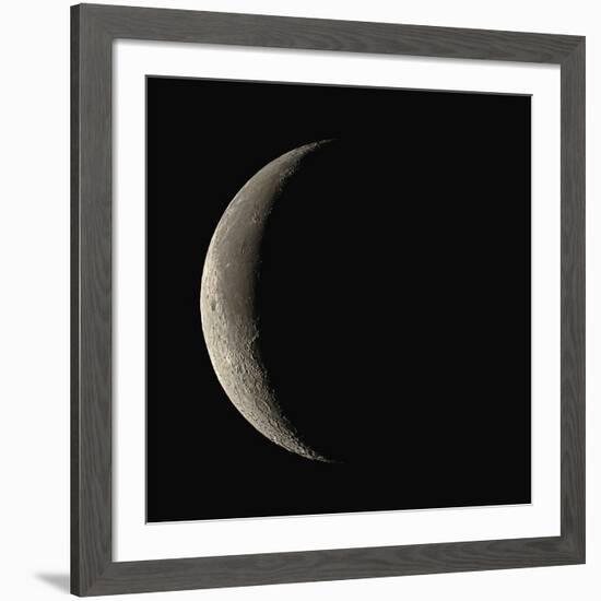 Waning Crescent Moon-Eckhard Slawik-Framed Photographic Print