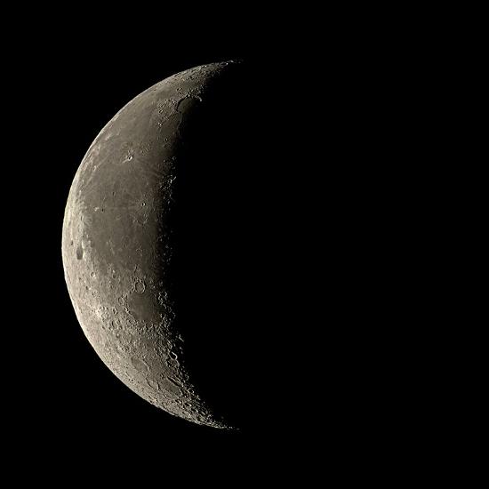 Waning Crescent Moon Photographic Print by Eckhard Slawik