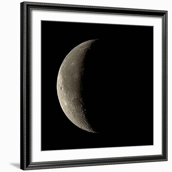 Waning Crescent Moon-Eckhard Slawik-Framed Photographic Print