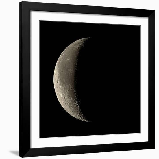 Waning Crescent Moon-Eckhard Slawik-Framed Photographic Print