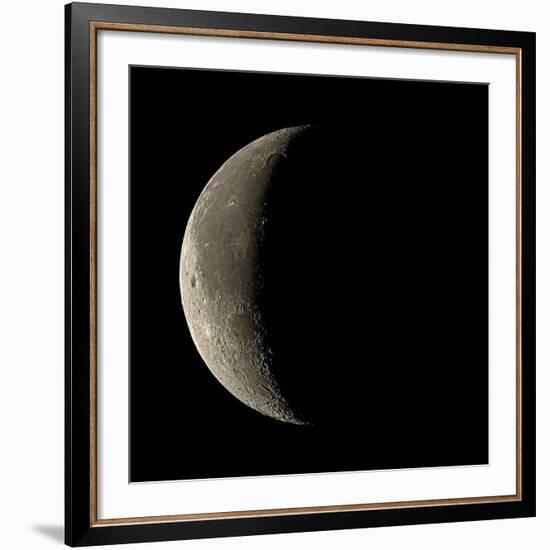 Waning Crescent Moon-Eckhard Slawik-Framed Photographic Print