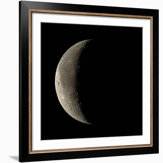 Waning Crescent Moon-Eckhard Slawik-Framed Photographic Print