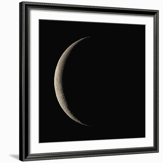 Waning Crescent Moon-Eckhard Slawik-Framed Photographic Print