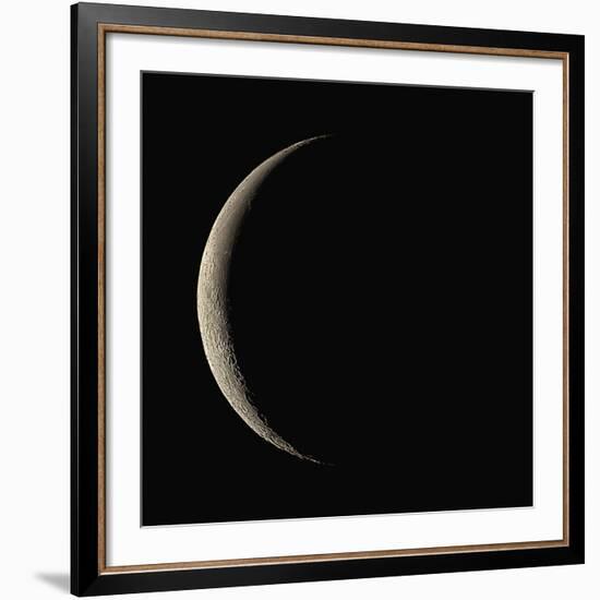 Waning Crescent Moon-Eckhard Slawik-Framed Photographic Print