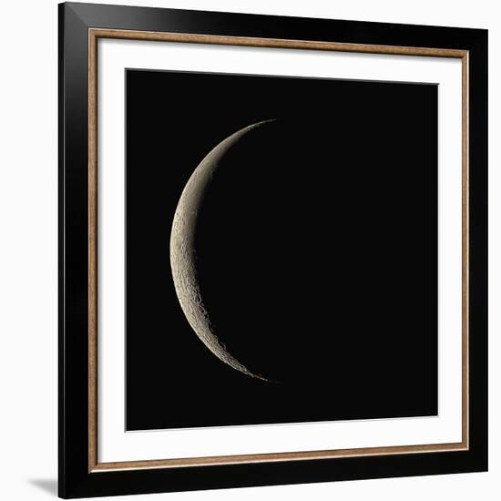 Waning Crescent Moon-Eckhard Slawik-Framed Photographic Print