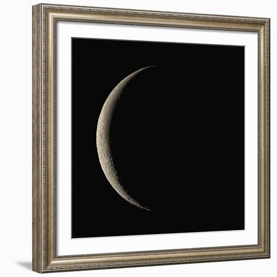 Waning Crescent Moon-Eckhard Slawik-Framed Photographic Print