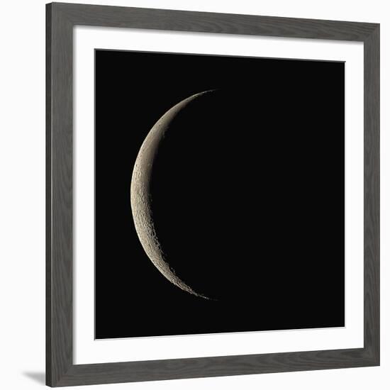 Waning Crescent Moon-Eckhard Slawik-Framed Photographic Print