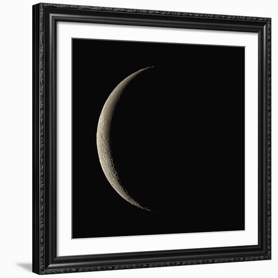 Waning Crescent Moon-Eckhard Slawik-Framed Photographic Print