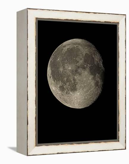 Waning Gibbous Moon-Eckhard Slawik-Framed Premier Image Canvas