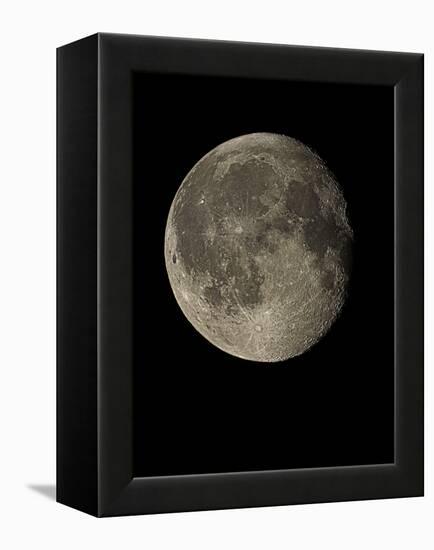 Waning Gibbous Moon-Eckhard Slawik-Framed Premier Image Canvas