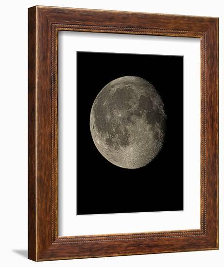 Waning Gibbous Moon-Eckhard Slawik-Framed Premium Photographic Print