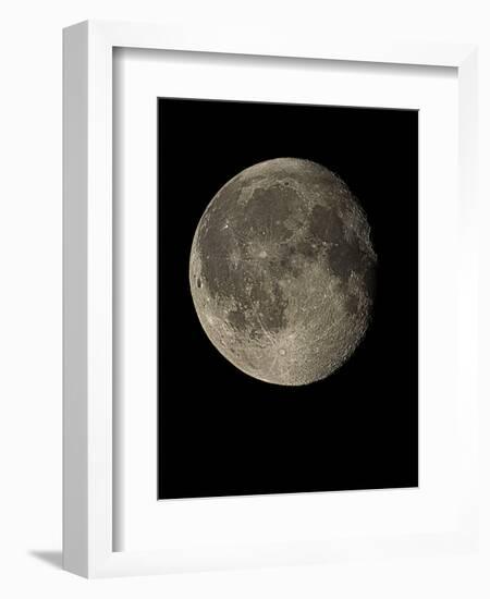 Waning Gibbous Moon-Eckhard Slawik-Framed Premium Photographic Print