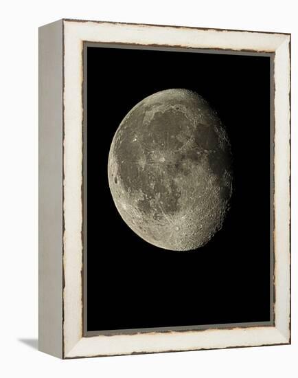 Waning Gibbous Moon-Eckhard Slawik-Framed Premier Image Canvas