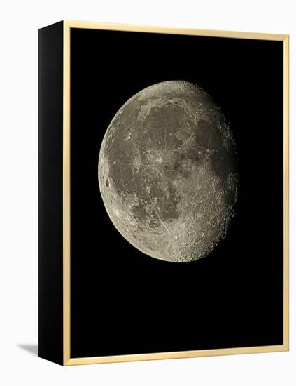 Waning Gibbous Moon-Eckhard Slawik-Framed Premier Image Canvas