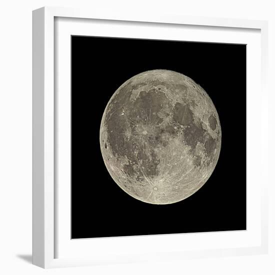 Waning Gibbous Moon-Eckhard Slawik-Framed Premium Photographic Print