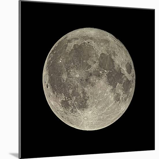 Waning Gibbous Moon-Eckhard Slawik-Mounted Premium Photographic Print