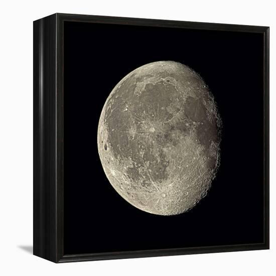 Waning Gibbous Moon-Eckhard Slawik-Framed Premier Image Canvas