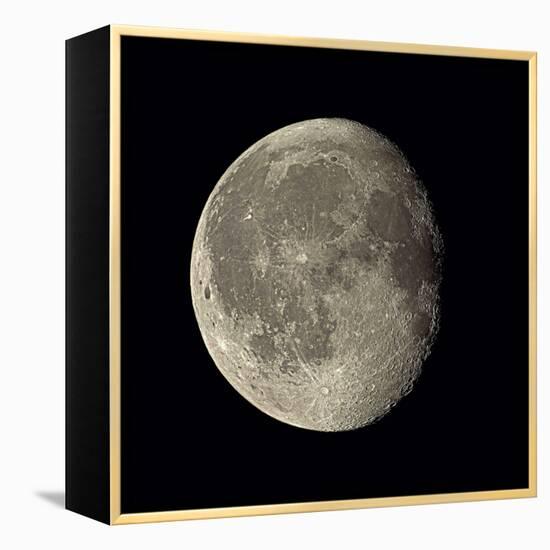 Waning Gibbous Moon-Eckhard Slawik-Framed Premier Image Canvas