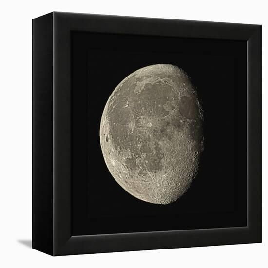 Waning Gibbous Moon-Eckhard Slawik-Framed Premier Image Canvas