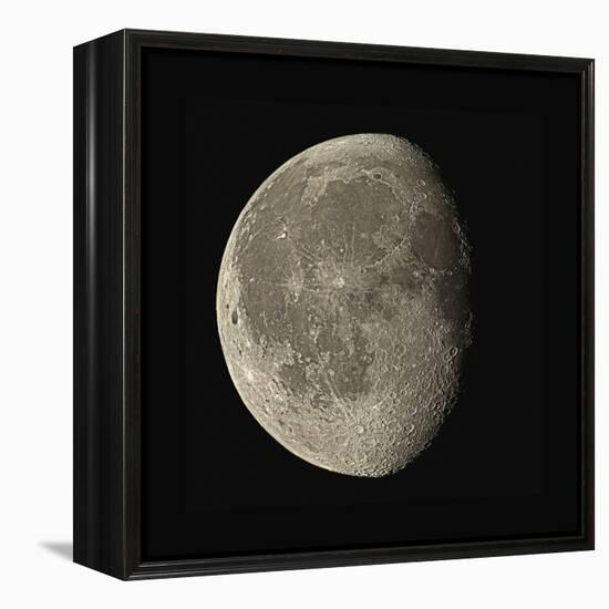 Waning Gibbous Moon-Eckhard Slawik-Framed Premier Image Canvas