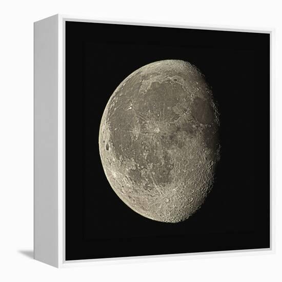 Waning Gibbous Moon-Eckhard Slawik-Framed Premier Image Canvas