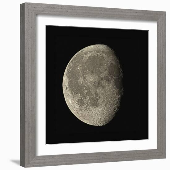 Waning Gibbous Moon-Eckhard Slawik-Framed Premium Photographic Print