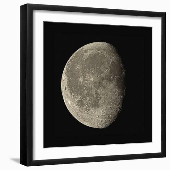 Waning Gibbous Moon-Eckhard Slawik-Framed Premium Photographic Print