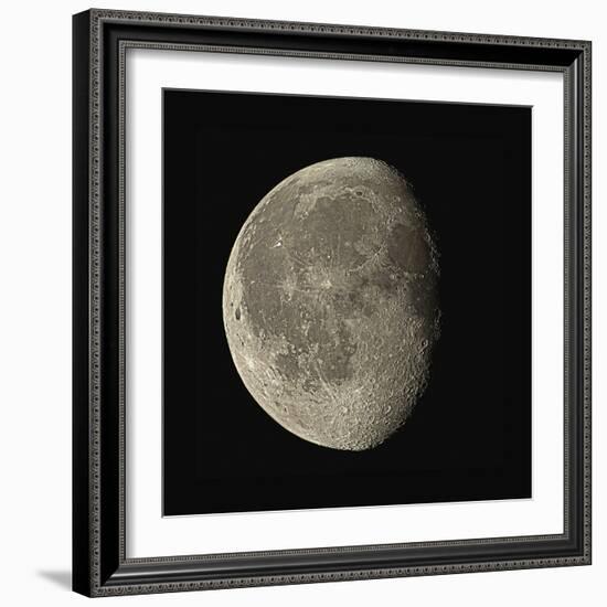 Waning Gibbous Moon-Eckhard Slawik-Framed Premium Photographic Print