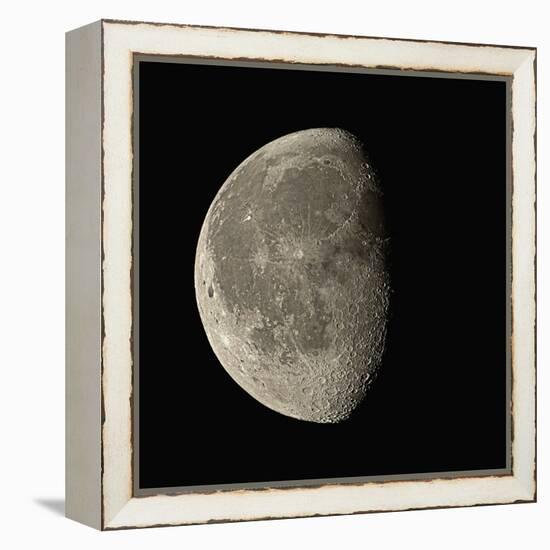 Waning Gibbous Moon-Eckhard Slawik-Framed Premier Image Canvas