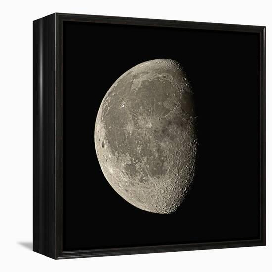 Waning Gibbous Moon-Eckhard Slawik-Framed Premier Image Canvas