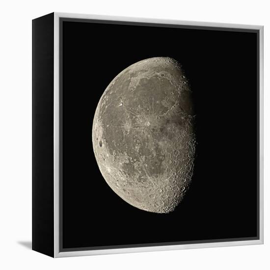 Waning Gibbous Moon-Eckhard Slawik-Framed Premier Image Canvas