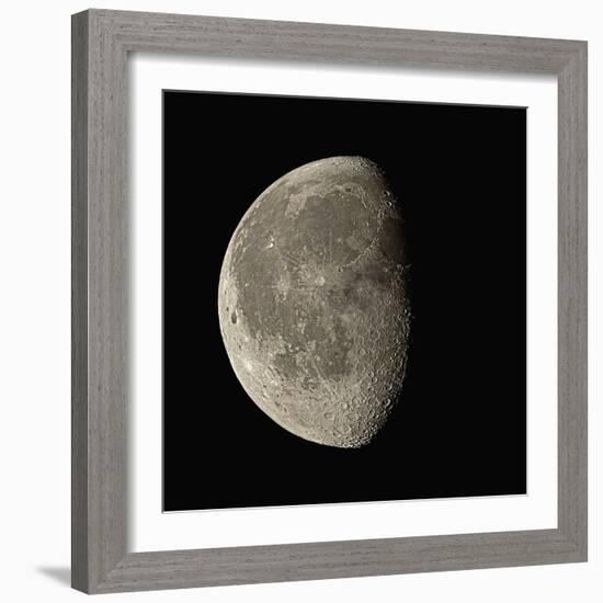 Waning Gibbous Moon-Eckhard Slawik-Framed Premium Photographic Print