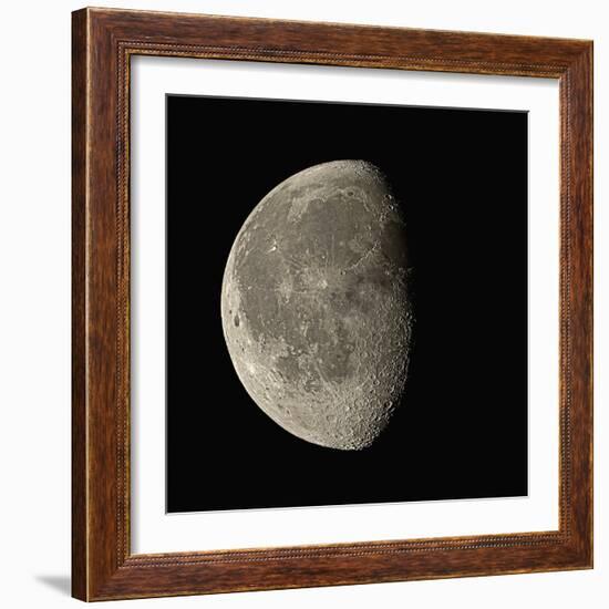 Waning Gibbous Moon-Eckhard Slawik-Framed Premium Photographic Print