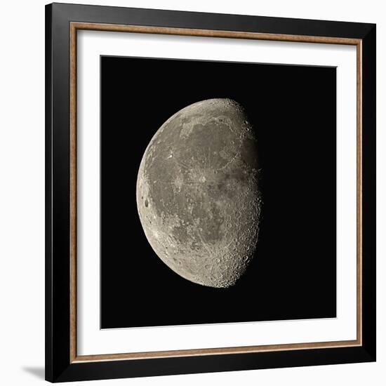 Waning Gibbous Moon-Eckhard Slawik-Framed Premium Photographic Print