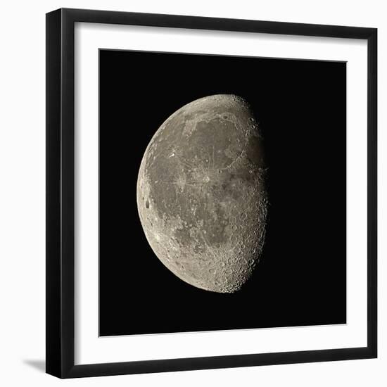 Waning Gibbous Moon-Eckhard Slawik-Framed Premium Photographic Print